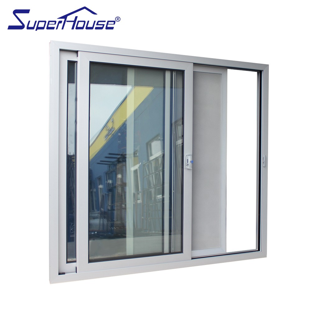 Aluminum Doors and Windows Double Tempered Glass With Super Waterproof for Container House