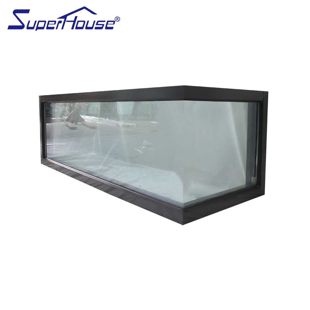 Top Security Hurricane Proof NFRC NOA FPA AS2047 Double Glass Custom Fixed Window with High Quality