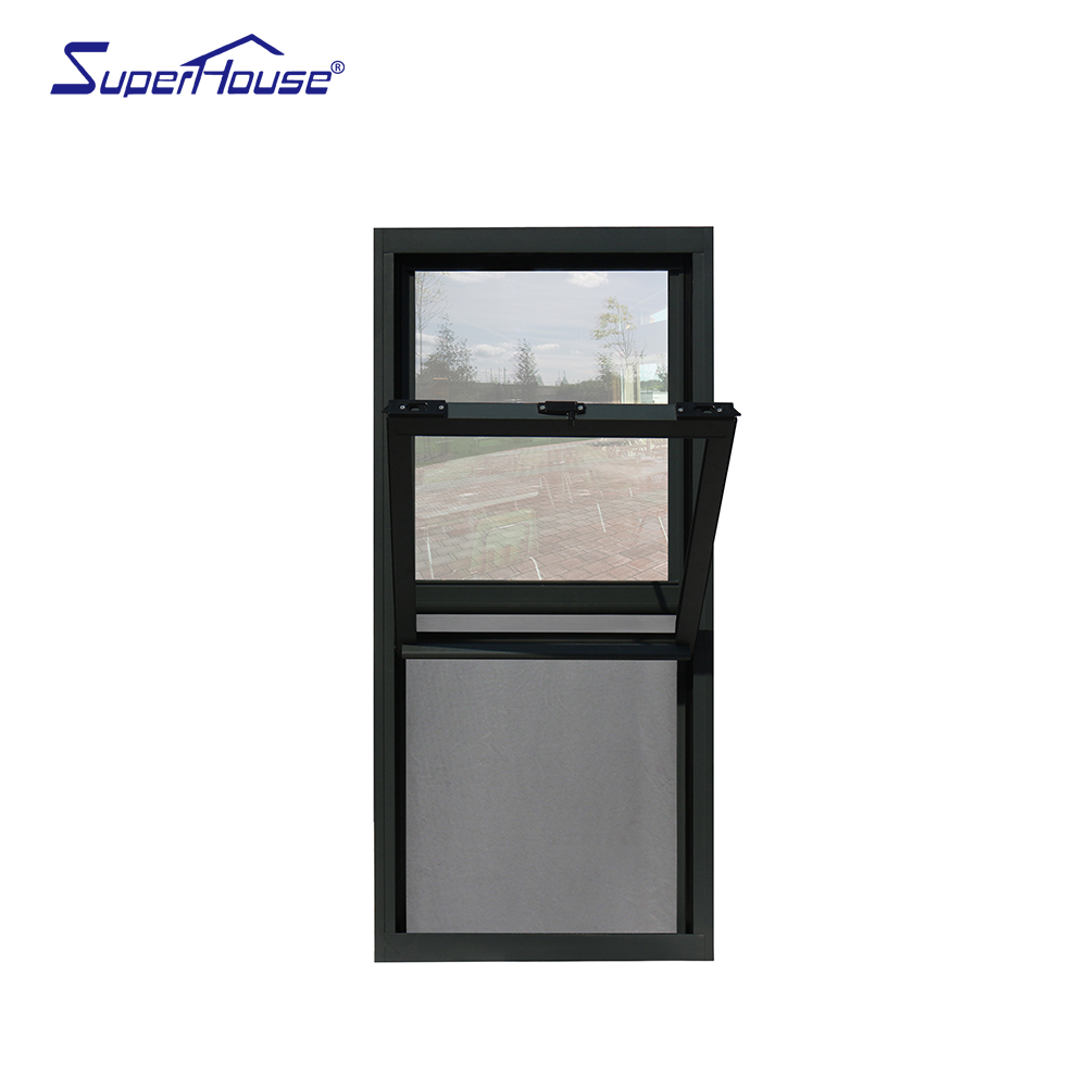 Mainly Export to Florida Customized Residential Single Hung Double Hung Window Aluminum Windows