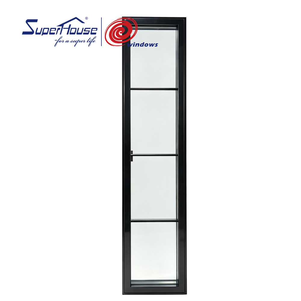 NFRC TITL 24 Thermal Break American Window Big Glass Panel Aluminum Large Size Swing Casement Window
