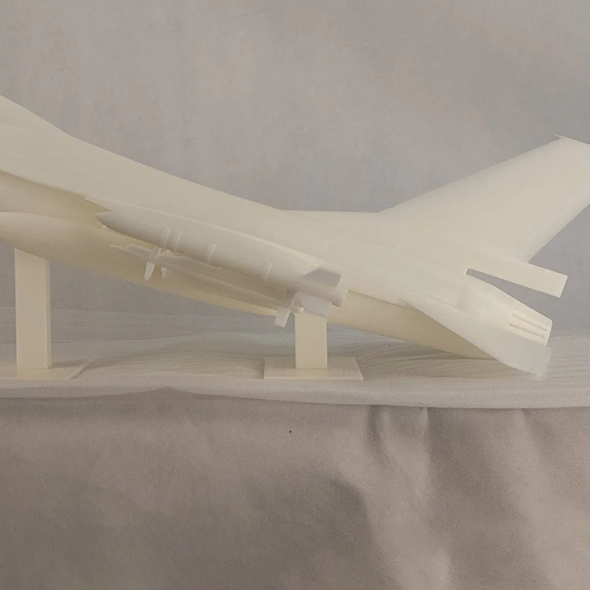 High-Resolution Surface Finish 3D Printing Industrial Aircraft Model Service
