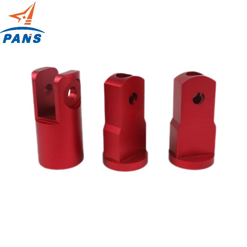 Custom-Made High-Precision CNC Turned Parts, Metal and Plastic Tubular Tool Components for Industrial Laboratory and Aerospace Applications Anodized Finish