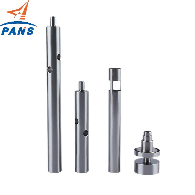 Custom-Made High-Precision CNC Turned Parts, Metal and Plastic Tubular Tool Components for Industrial Laboratory and Aerospace Applications Anodized Finish