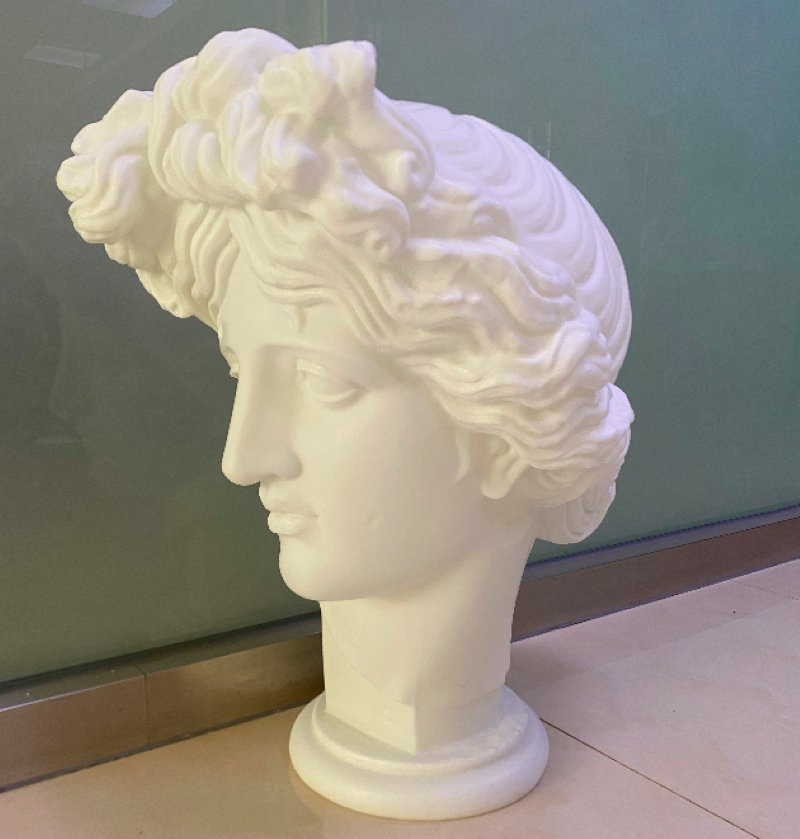 Durable Custom 3D Printed Model Head Sculpture Parts 3D Parts Printing Service Manufacturer for Automotive Aerospace Robotic