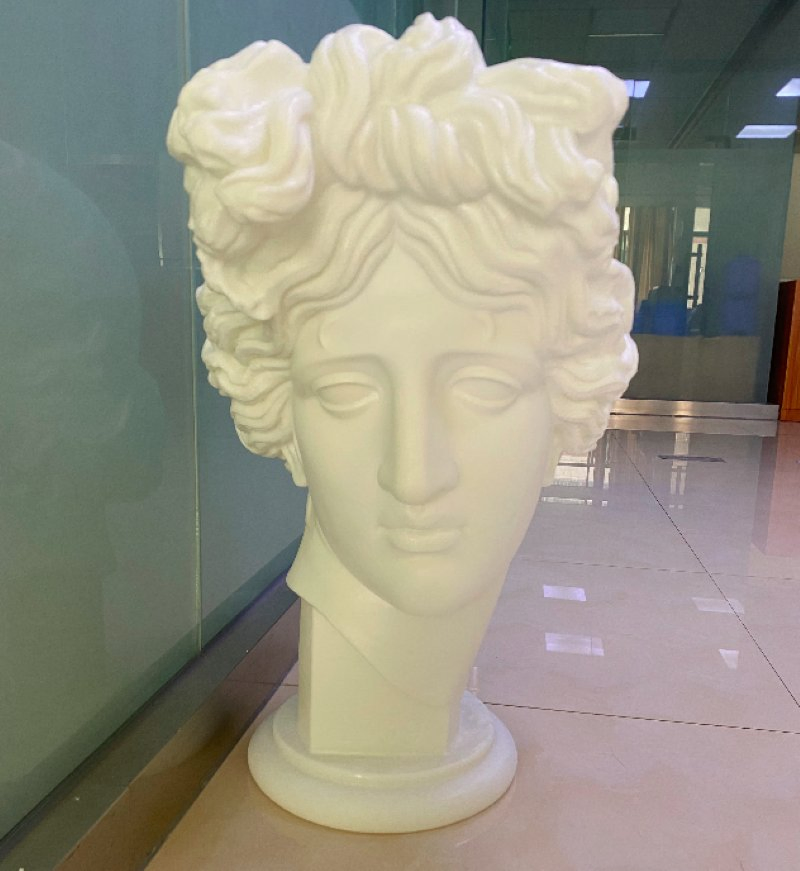 Durable Custom 3D Printed Model Head Sculpture Parts 3D Parts Printing Service Manufacturer for Automotive Aerospace Robotic