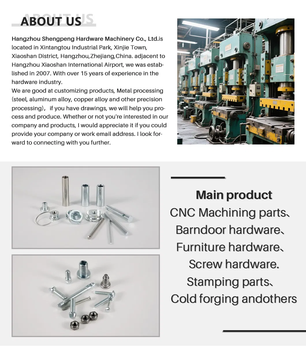 Metal Component Factory