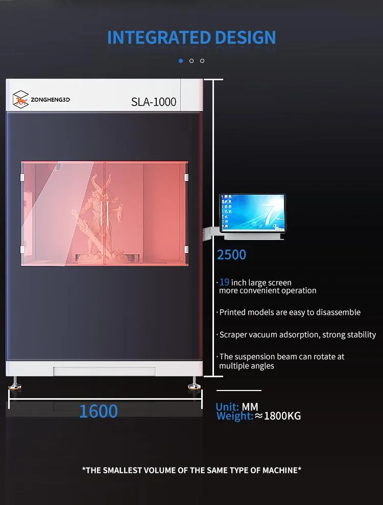 SLA 1000 3D Printer View 2