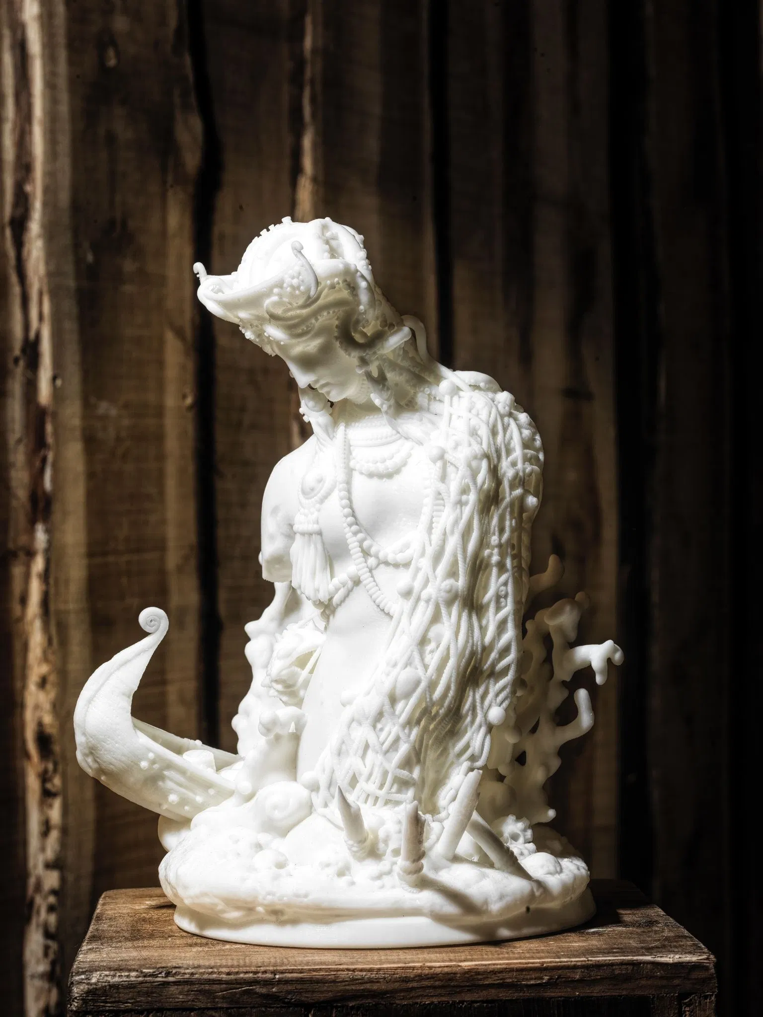 Durable Custom 3D Printed Model Head Sculpture Parts 3D Parts Printing Service Manufacturer for Automotive Aerospace Robotic