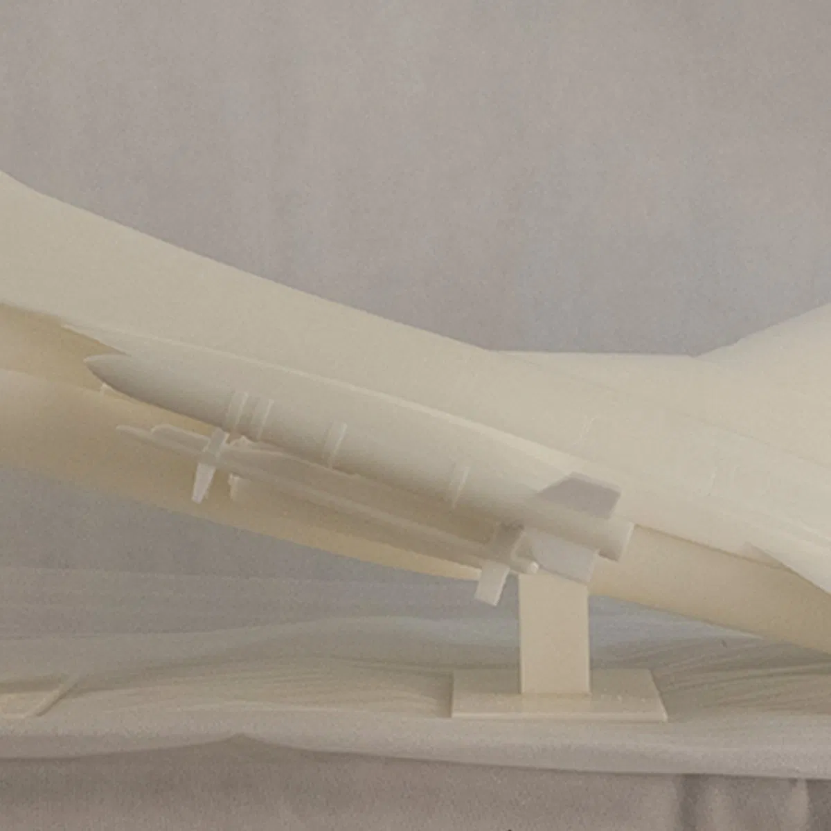 High-Resolution Surface Finish 3D Printing Industrial Aircraft Model Service