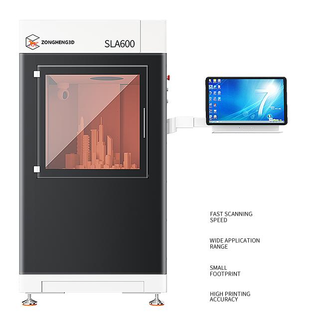 High-End SLA 600 3D Printer with Large Format and Ultra-Precision