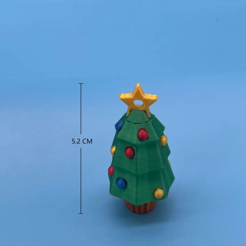 High Detail SLA 3D Printing Christmas Decorations with Custom 3D Drawing