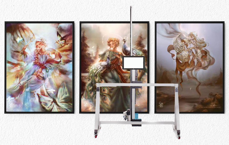 Large Format Background 3D Wall Printer for Printing Indoor Outdoor Intelligent Indul High-Strial Wall Resolution Image