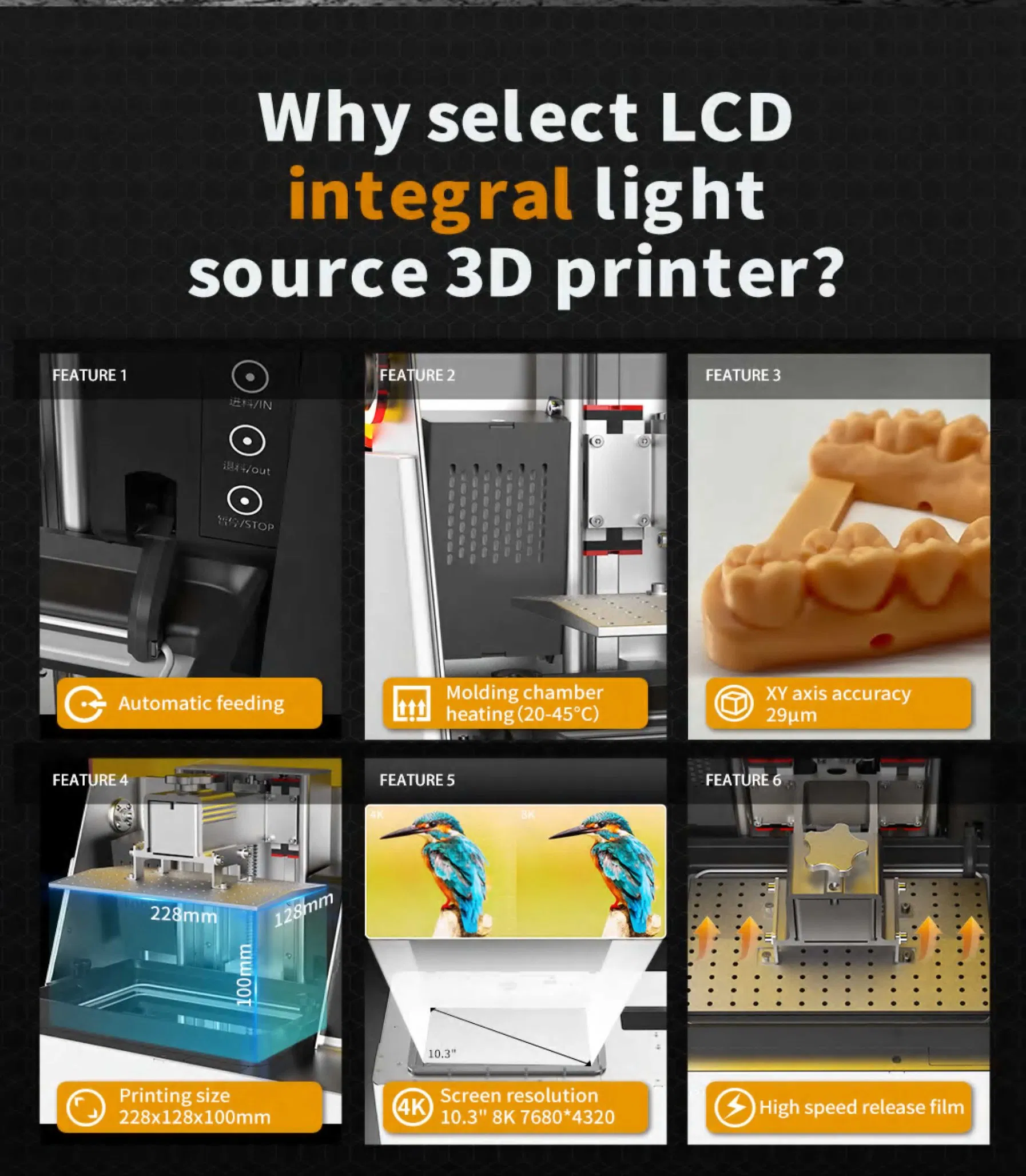 Yrc-DJ89 Plus 3D Dental Printing System for Innovative Dental Technology