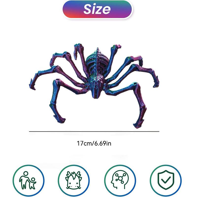 OEM Personality Multi Color 3D Printing Spider Large Scale 3D Printing Industrial