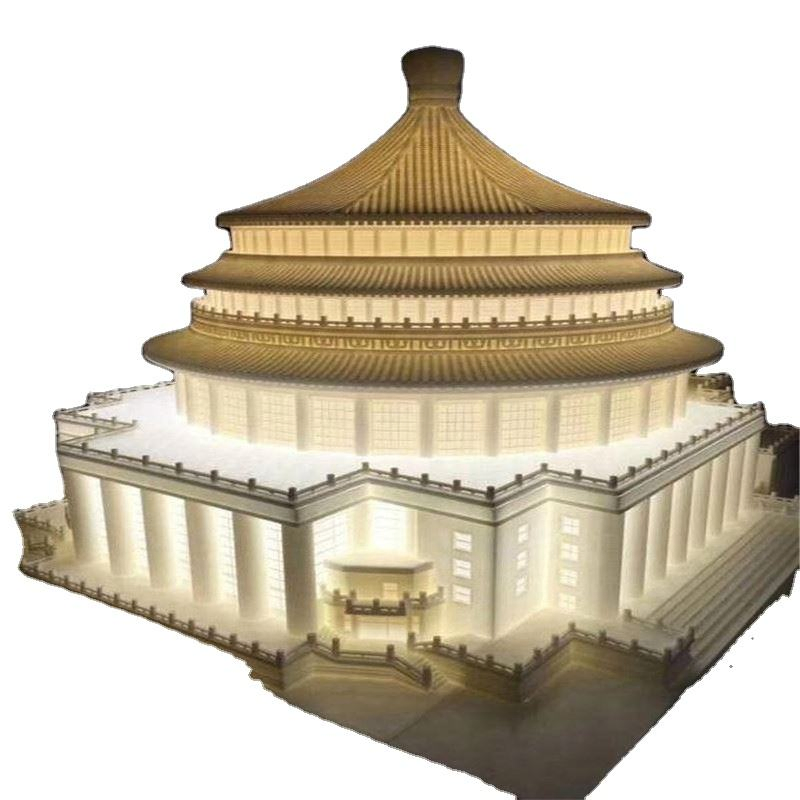Architectural Miniature City Smooth Plastic Models SLA 3D Printing Resin