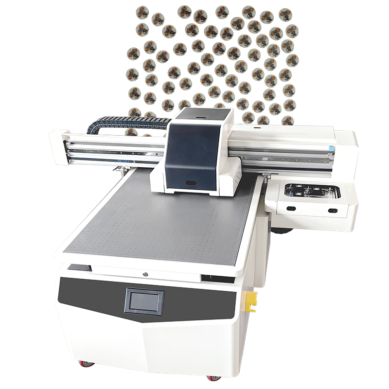 3 Printheads I1600 I3200 Grand Format UV Flat Bed Printing Machine for Glass