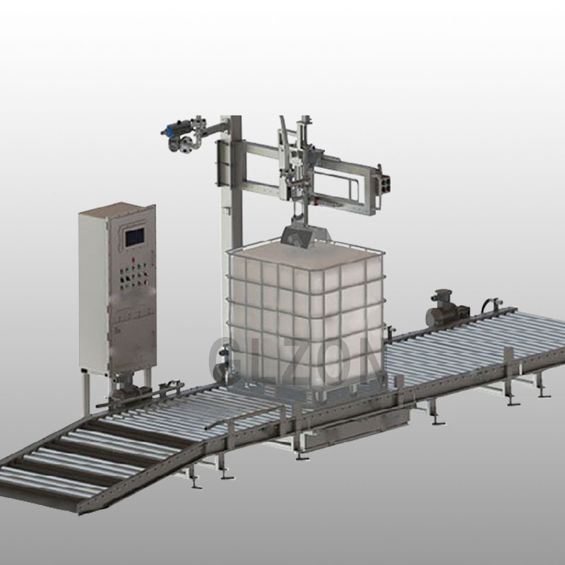 4 Drum Pallet and IBC Filling Machine 200L Drum Filling Machine IBC Tote Filling System for Resins,Syrups,Sauces,Edible Oils,Water,Treatment,Chemicals,Solvents