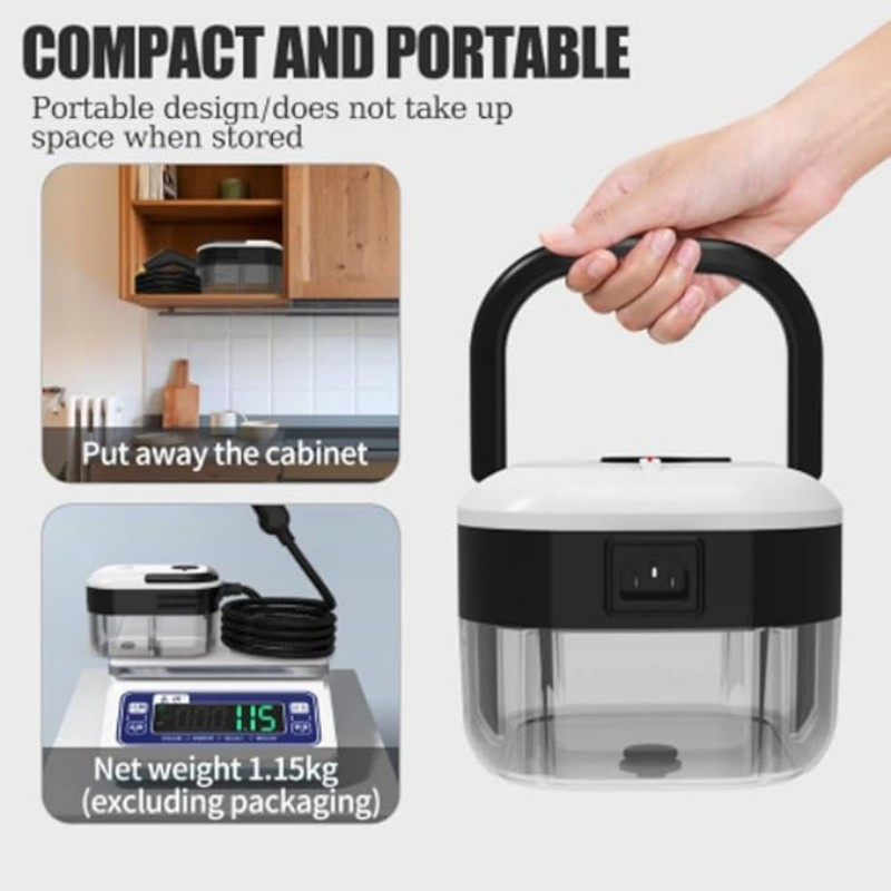 Lightweight Electric Steam Cleaner for Cars Household Outdoor-for Hardwood Tiles Upholstery Carpet