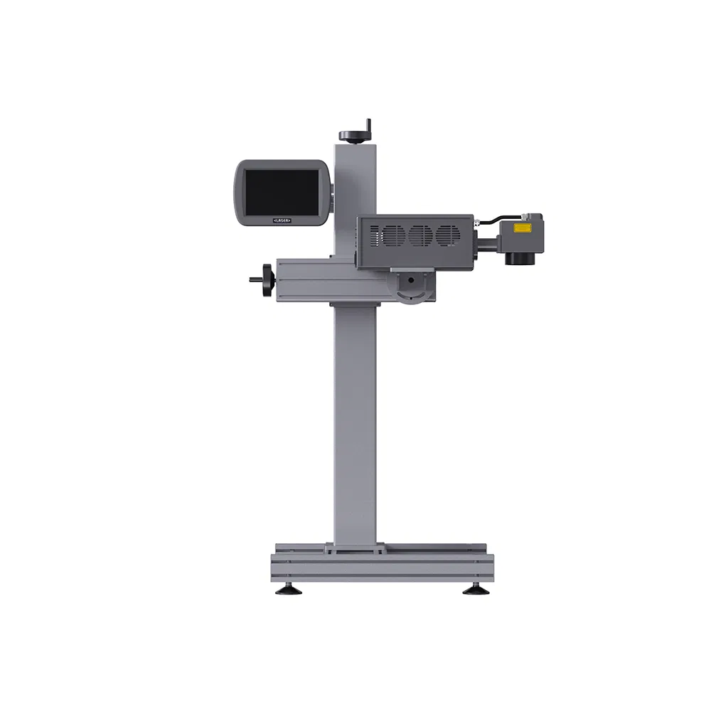 High Speed Fiber Laser Marking Machine Packaging with Metal Glass Engraving