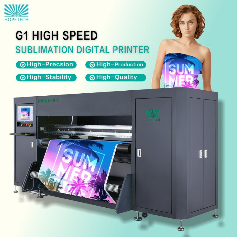 G1 High-Speed Multi-Pass Textile Digital Printer for Large Formats Inktime Double Head XP600 Digital Inkjet Digital Printe T Shirt Printing Machine with Powder