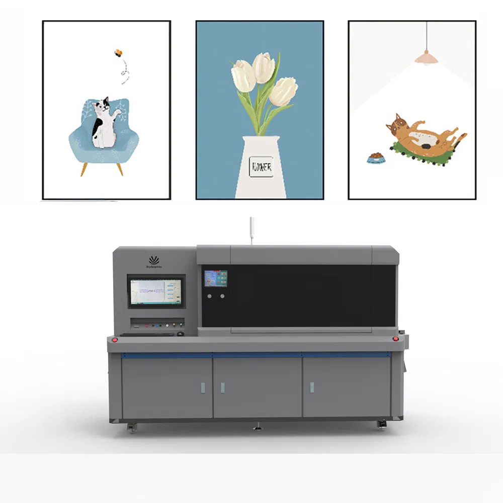 High Speed Single Pass Printing Machine Painting Inkjet Printers Cmyk