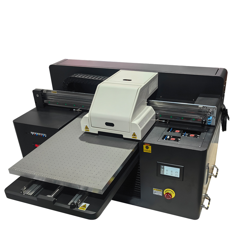 A2 Size 4060 3 Printheads UV Flatbed Printer with LC Lm