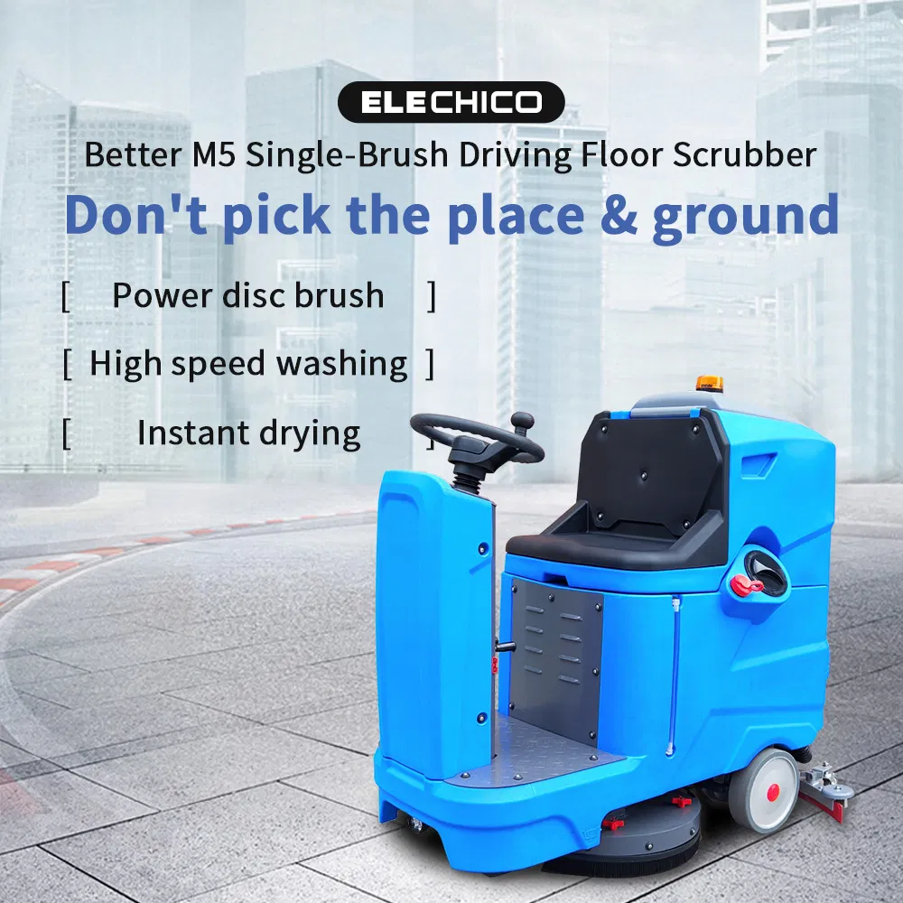 Automatic Riding Tile Washing Floor Scrubber Cleaner for Office Building Shopping Mall School Hospital