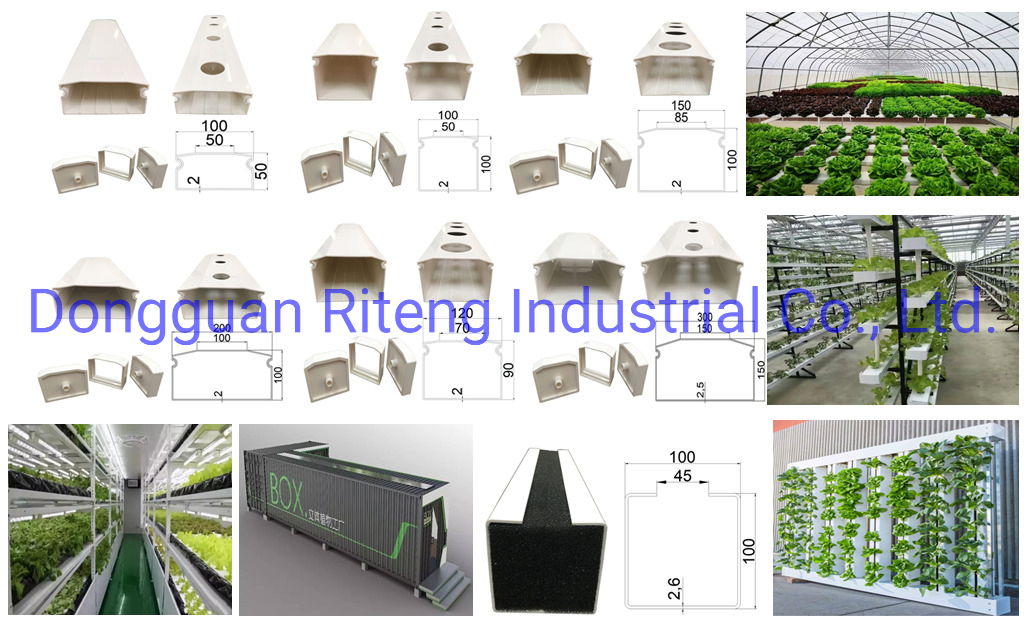 Composite Pipe &amp; Tube Nft Hydroponics Growing Systems for Vertical Farm