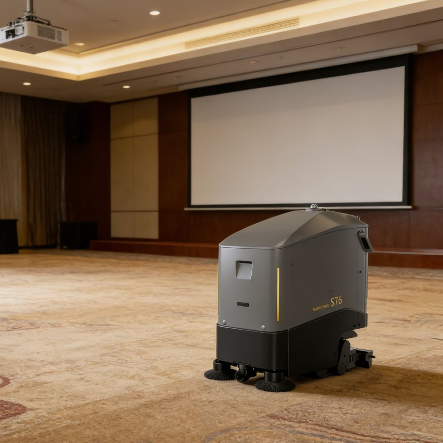 Ai Fully Automatic Industrial Commercial Carpet Washing Machine Hight Temperature Floor Cleaning Robot for Carpets, Tiles, Marble, Epoxy, Cement, Wooden