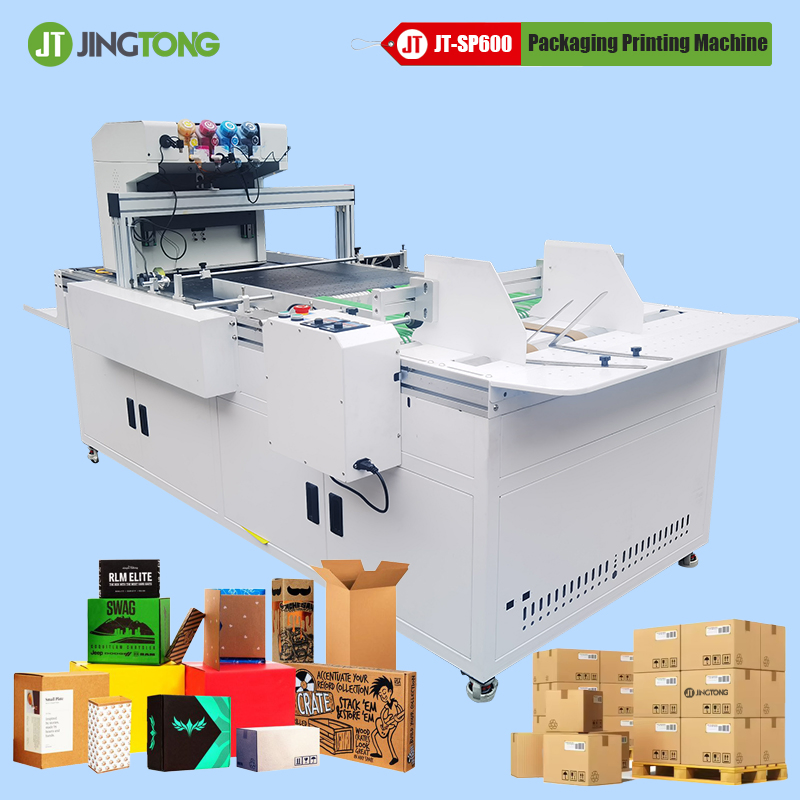 Professional Single Pass Inkjet Digital Corrugated Carton Printing Machine for Water Absorbing Material