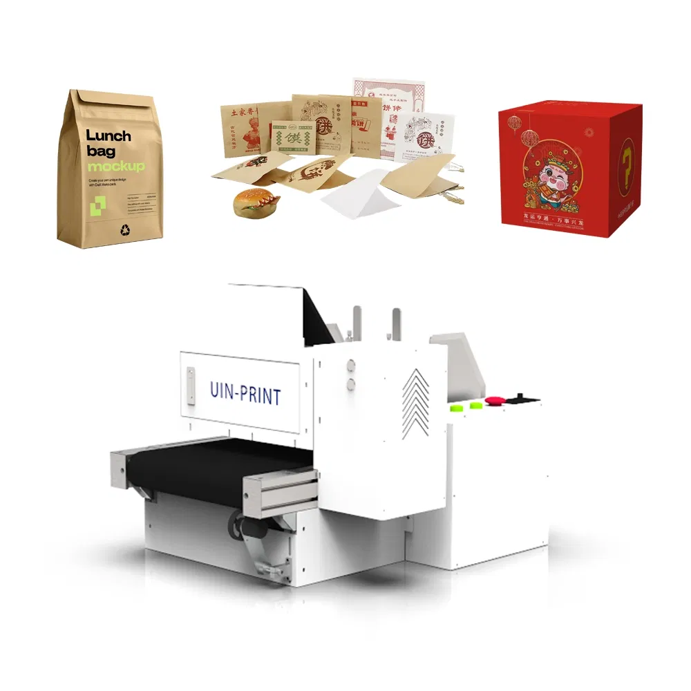 Single Pass Digital Printer for Paper Bags Small Format Inkjet Printing Machine