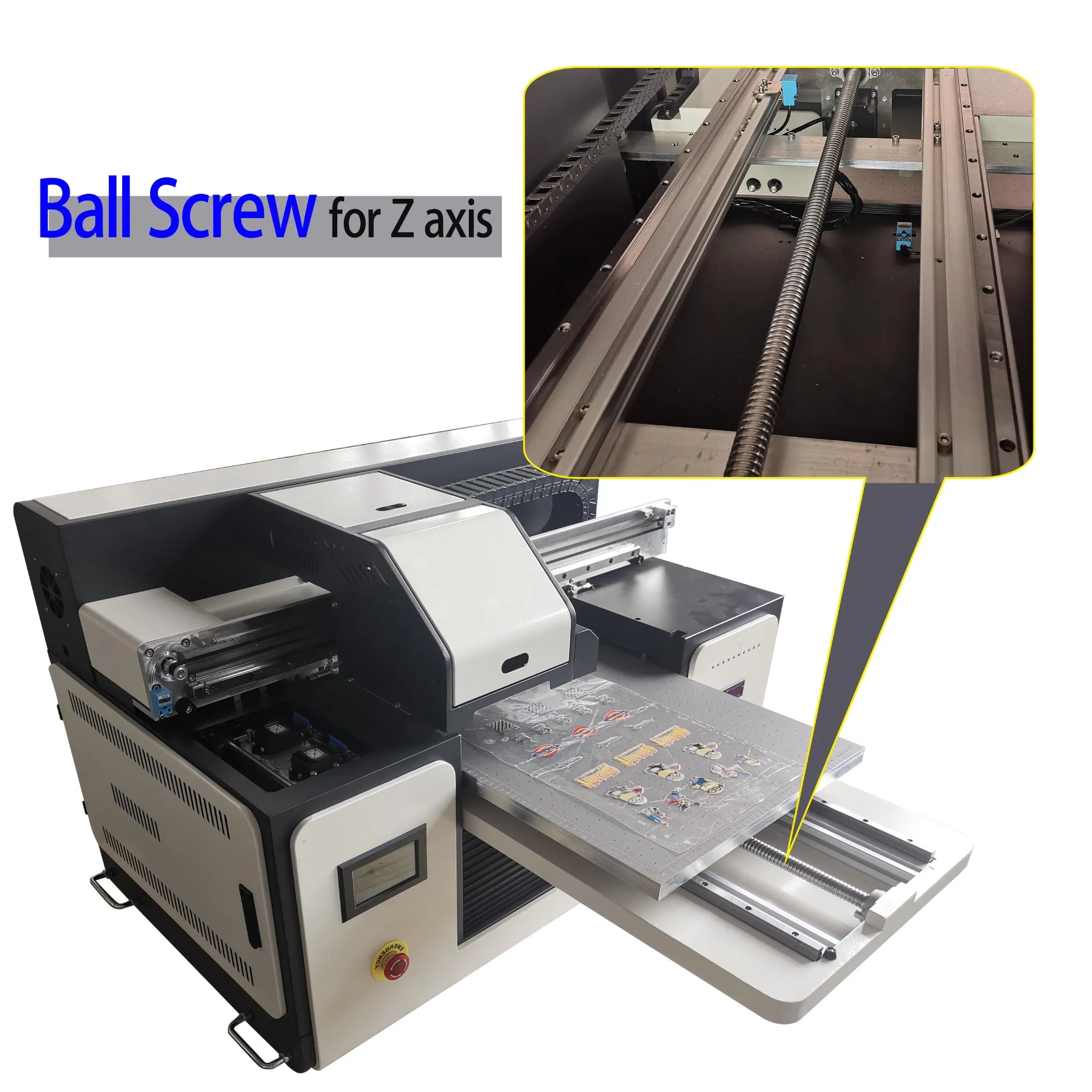 Plus A2 Size Digital UV Printer with 2 Print Heads