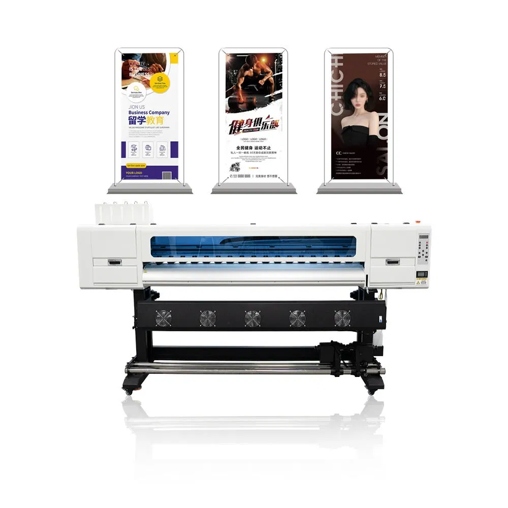 Professional Large Format Printer 190cm, 4 Heads, for Fabric, Paper, PVC, Fast Drying, High Color Accuracy, Ideal for Dealer and OEM Business