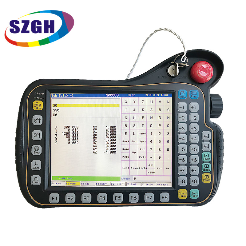 7 Axis PLC Function with Ladder Editing, 8000 Steps Robot Arm Controller for Welding, Painting Robotic Arm