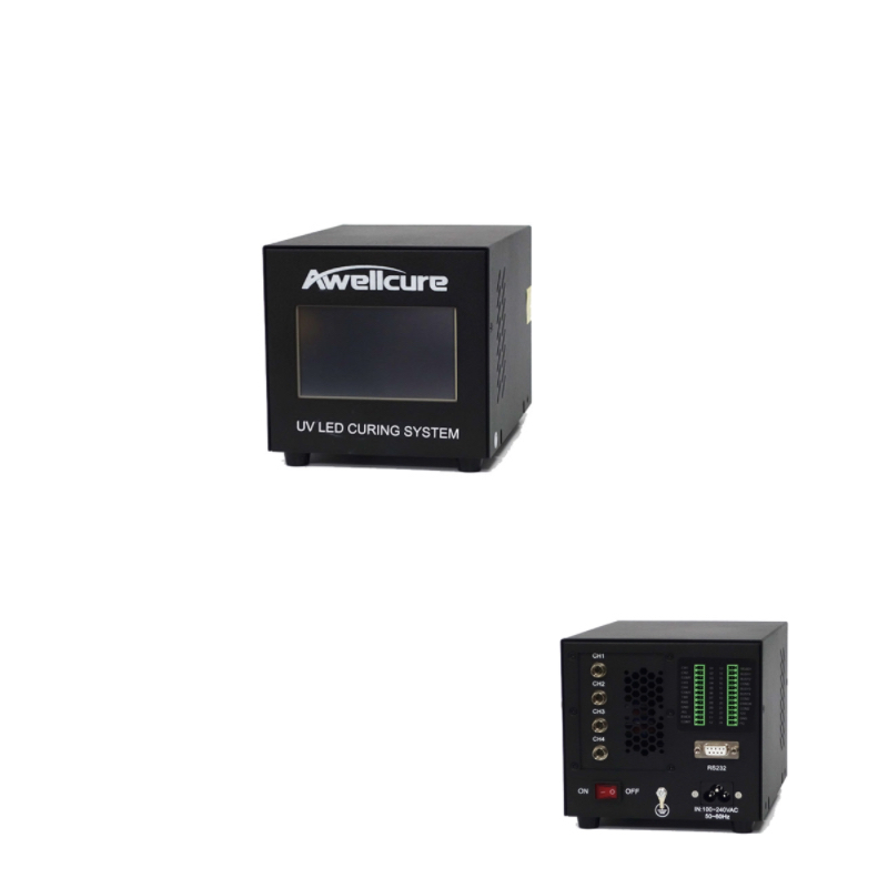 High-Intensity Spot-Curing Light Machine UV-LED Spot Curing System with 4 LED Heads