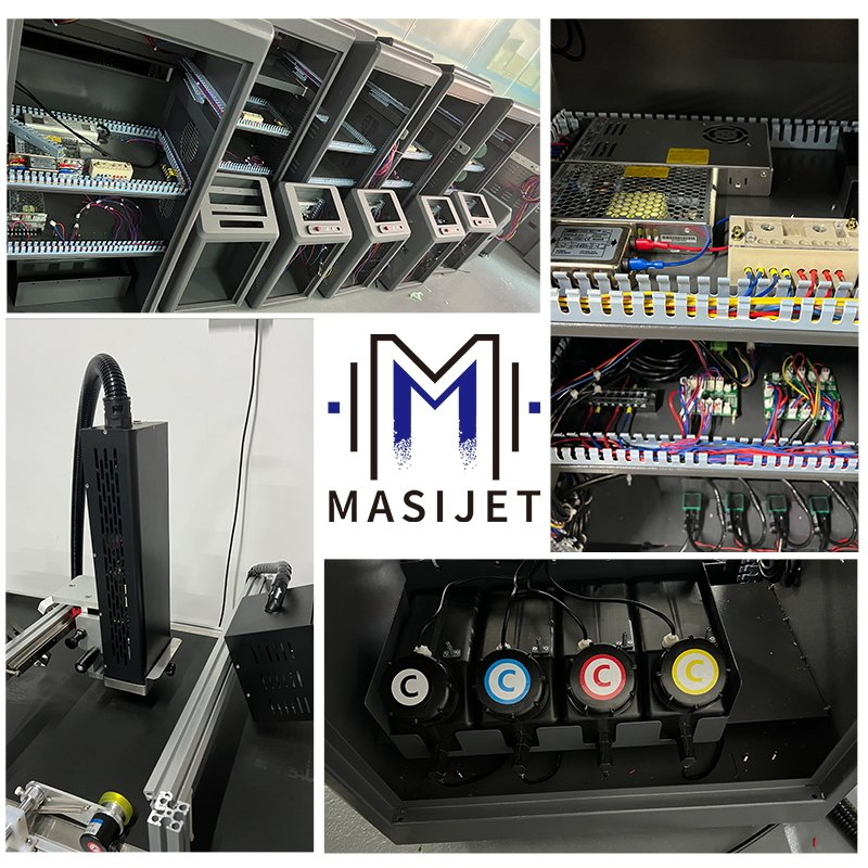 Smallest Cmyk Full Colors Inkjet Digital Single Pass Printer Non Woven Bag Shopping Bag Paper Cup Fan Printing Machine