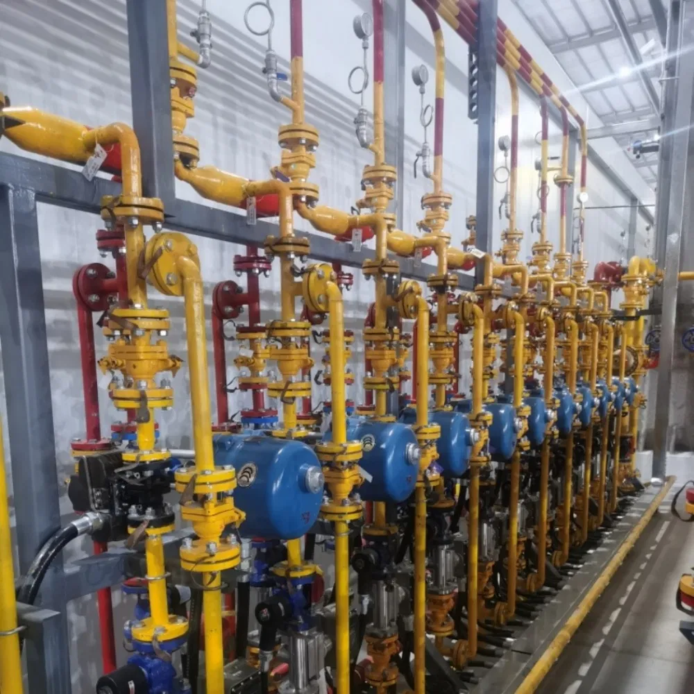 RoHS Customized Vertical Type Hydrogen Gas Burner with Natural Gas Control System