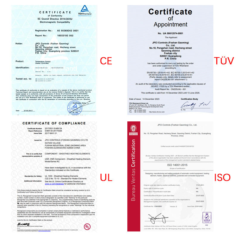 Temperature Controller Safety Manual Reset Failure Protection