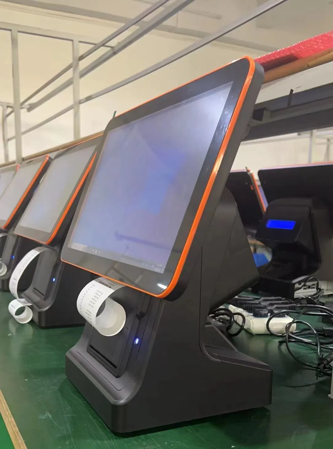 Orange and Black POS System View