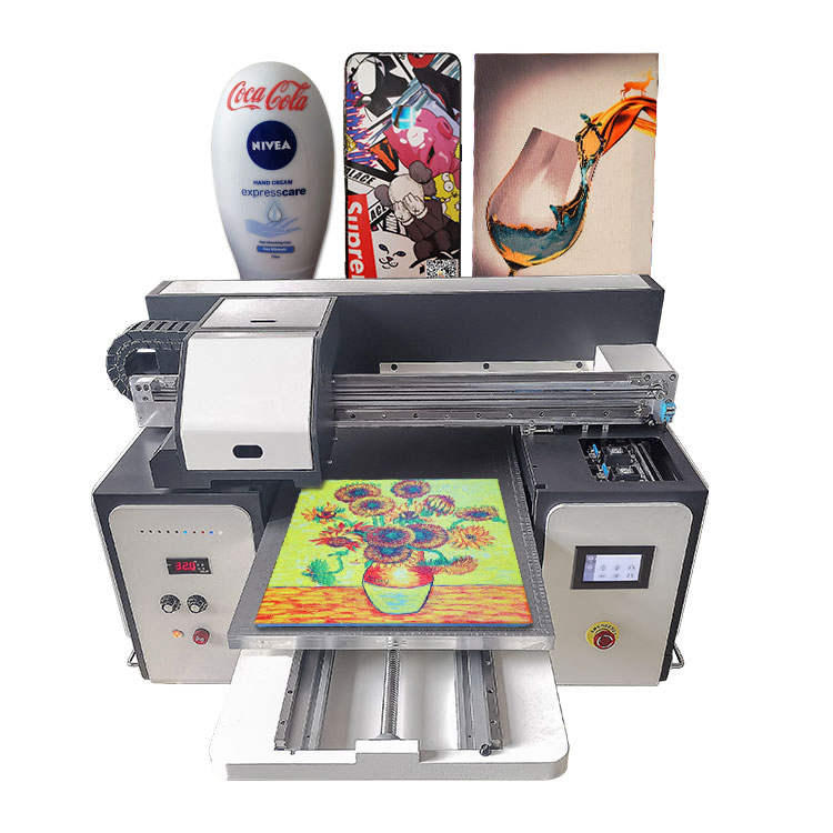 2 Printheads 4575 A2 PRO UV Flatbed Printer with Varnish