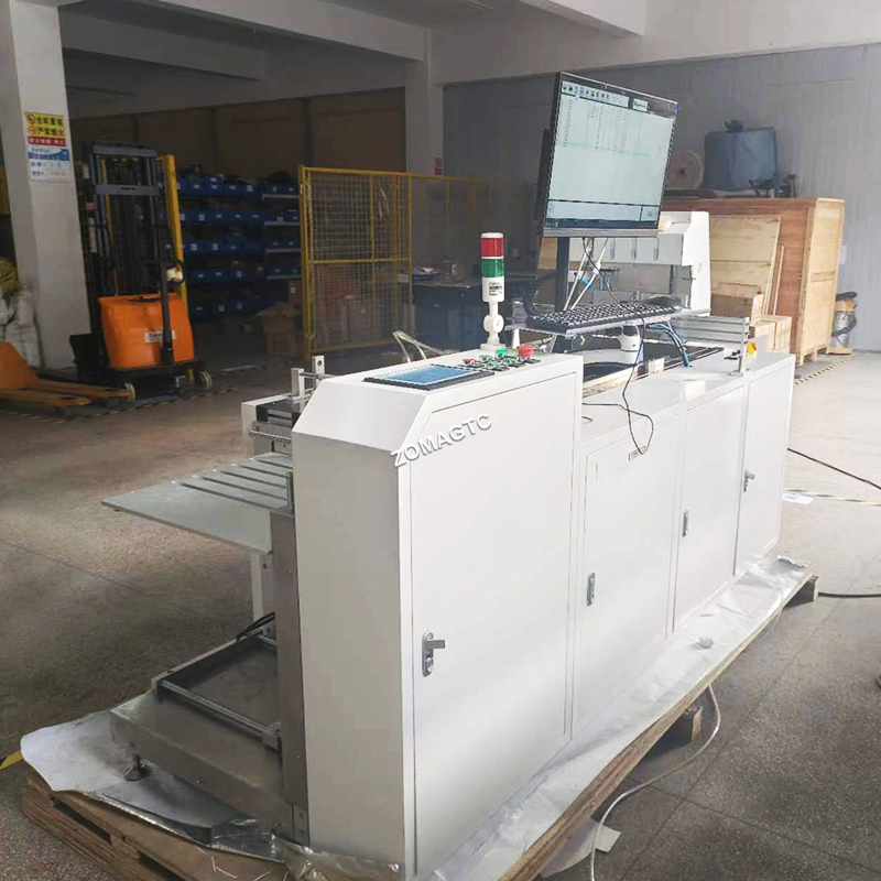 CYMK One Pass Inkjet Printer Paper Cup Fan Sheet Cardboard Box Flatbed Single Pass Paper Bag Digital Printing Machine