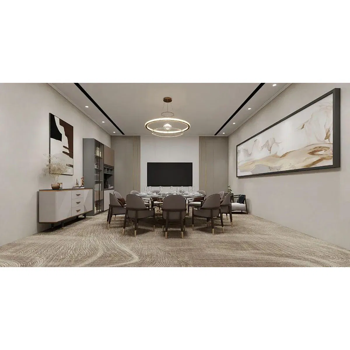 Luxury Customized European Decoration Floor Carpet Tile Rug Printed Carpets Used in House Living Room and Business Places