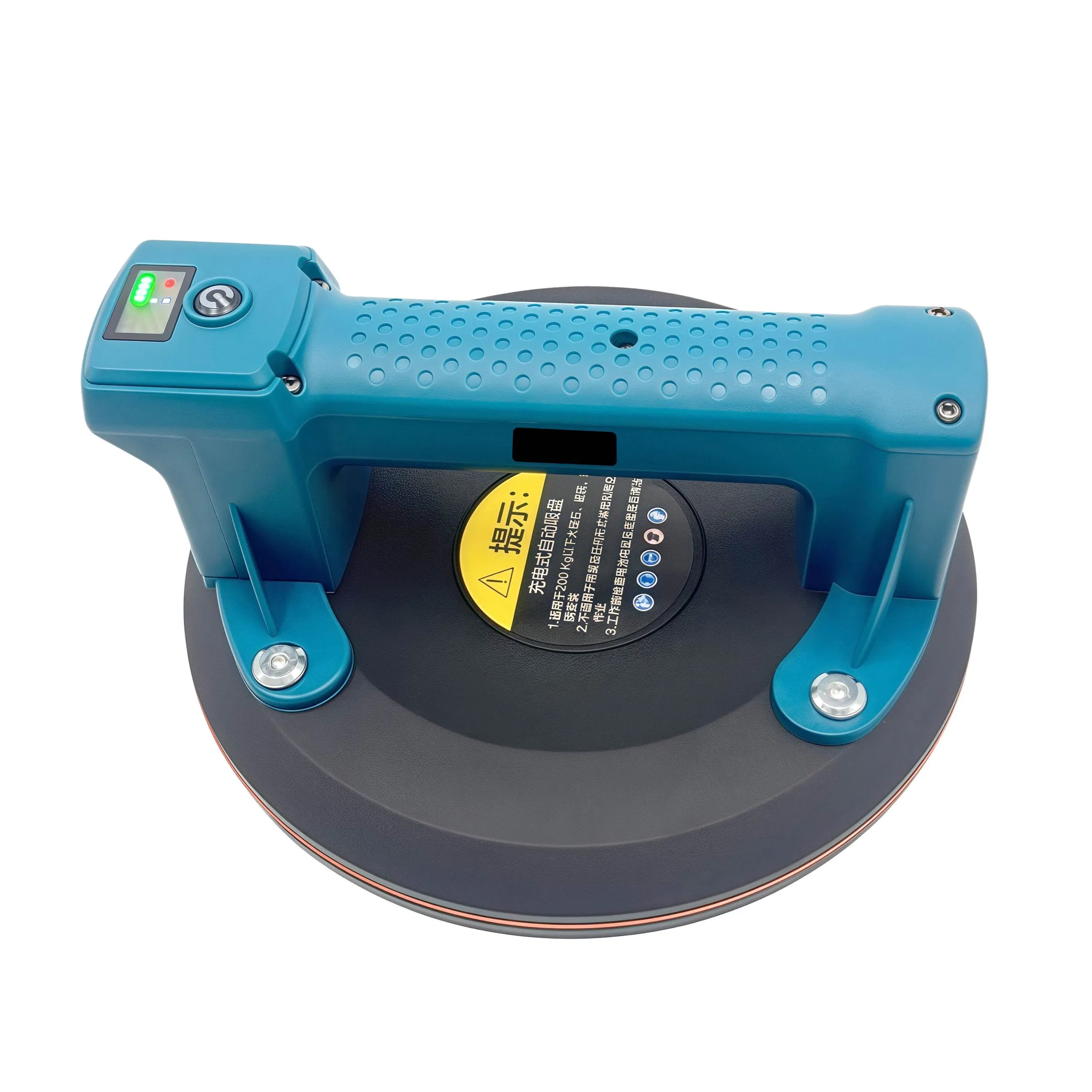 220kg Capacity Automatic Steel Vacuum Suction Cup Lifter Hand Tools for Easy Glass Installation Tile Laying Waterproof Design