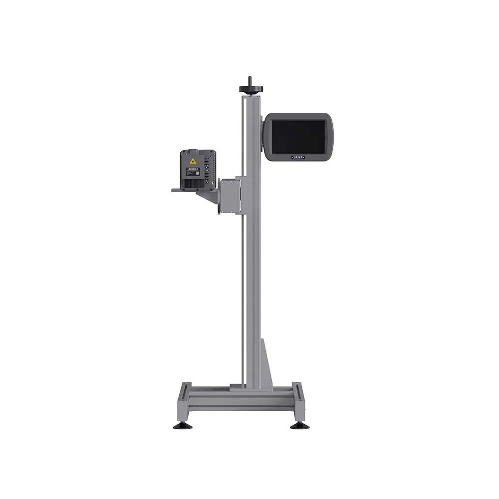 High Speed Fiber Laser Marking Machine Packaging with Metal Glass Engraving