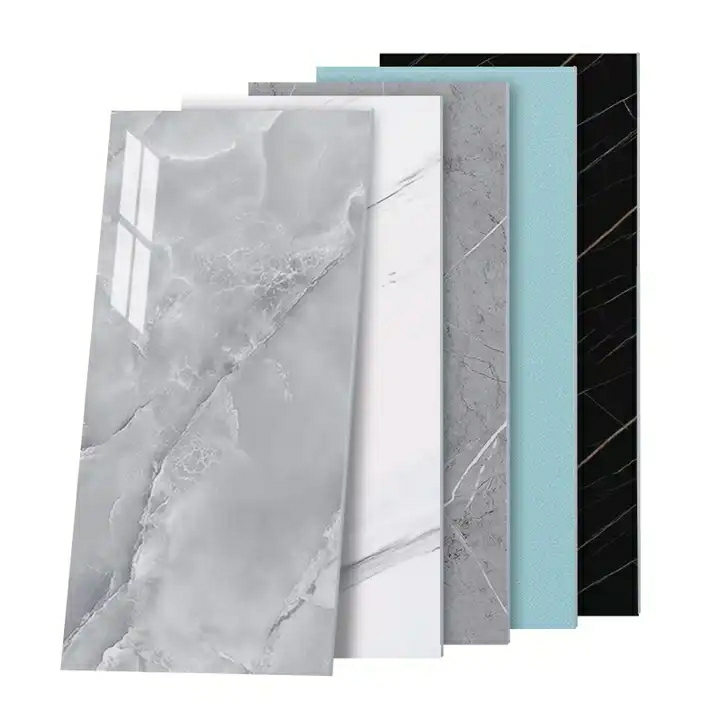 Kitchen Bathroom PE Foam Waterproof Self Adhesive 3D Marble Wall Tiles Sticker