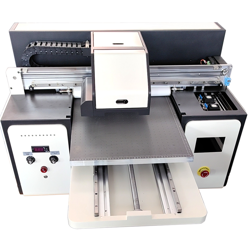 A2 Size 2 Printheads Impresora UV Cama Plana Con camera