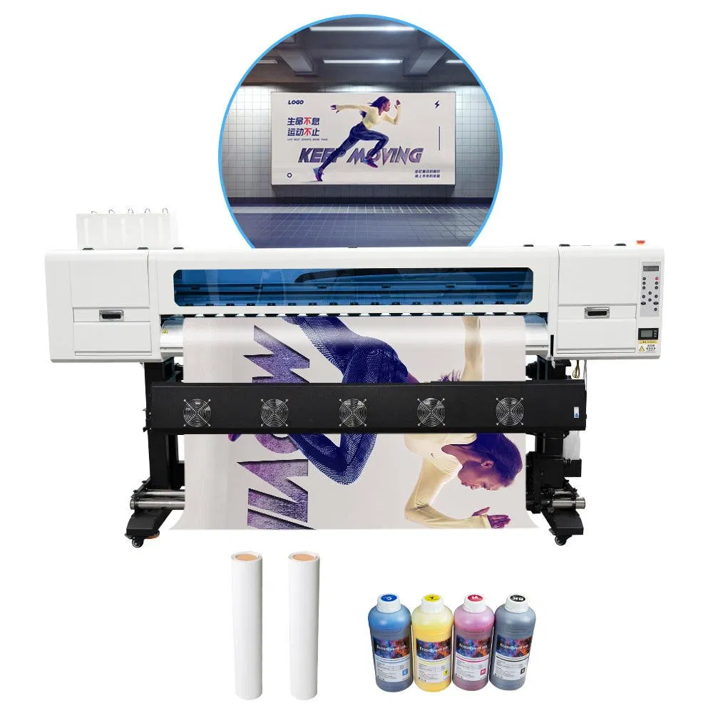 Professional Large Format Printer 190cm, 4 Heads, for Fabric, Paper, PVC, Fast Drying, High Color Accuracy, Ideal for Dealer and OEM Business