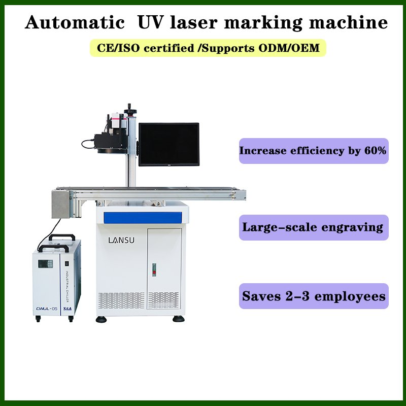 Lansu UV Vision Laser Marking System for Plastic Applications