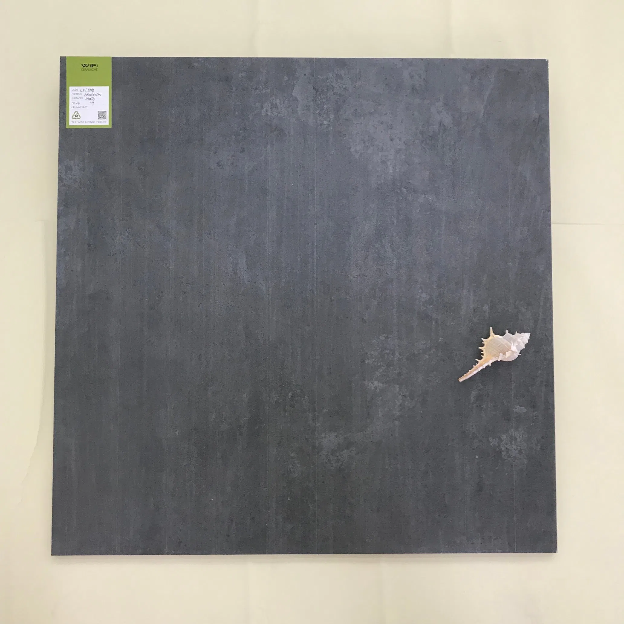 Italy Style 600*600 Inkjet Design Digital New Cement with Matt Concrete Tile (CVL608-COAL)