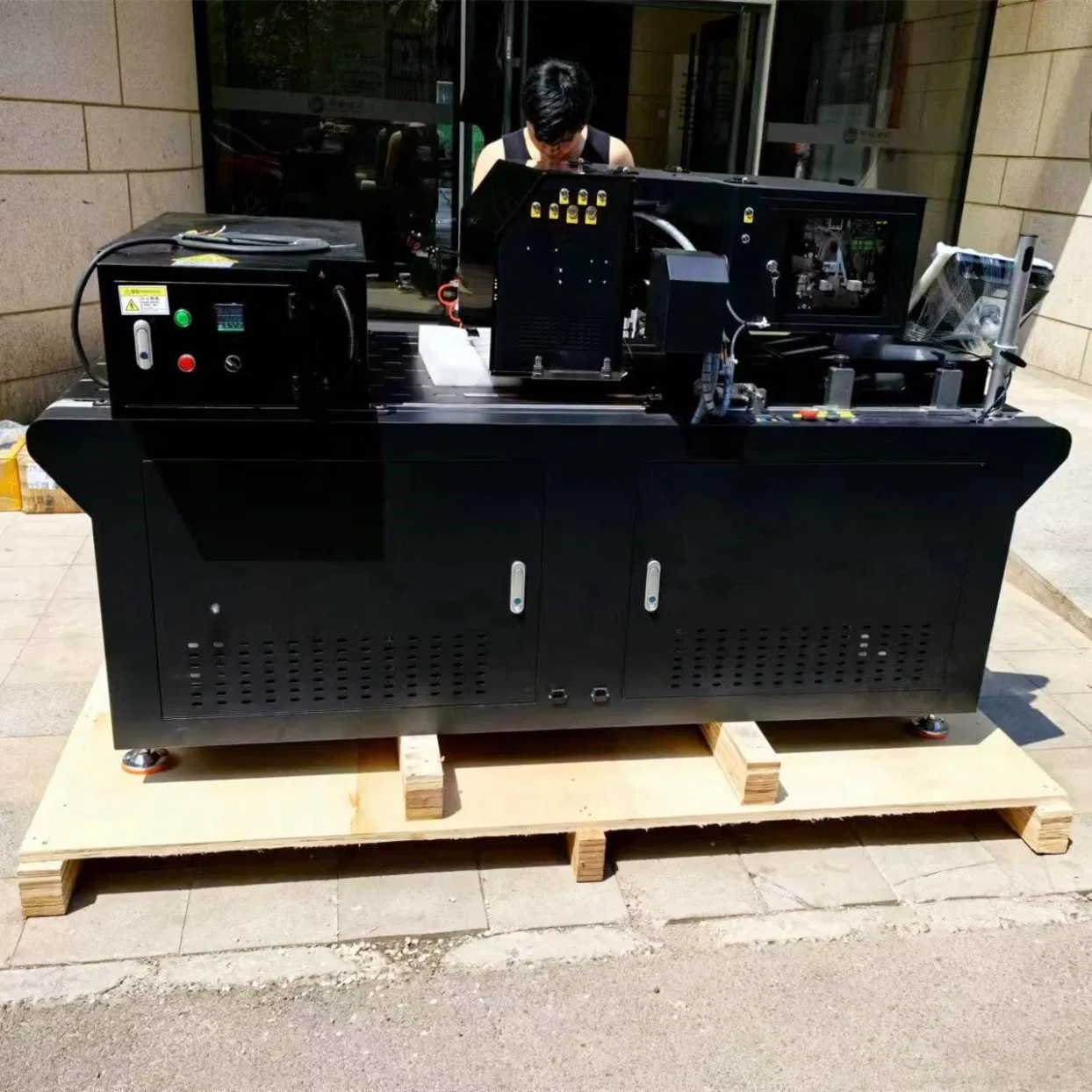 Single-Pass Color Digital Inkjet Printer Corrugated Carton Box Non-Woven Bag Printing Machine